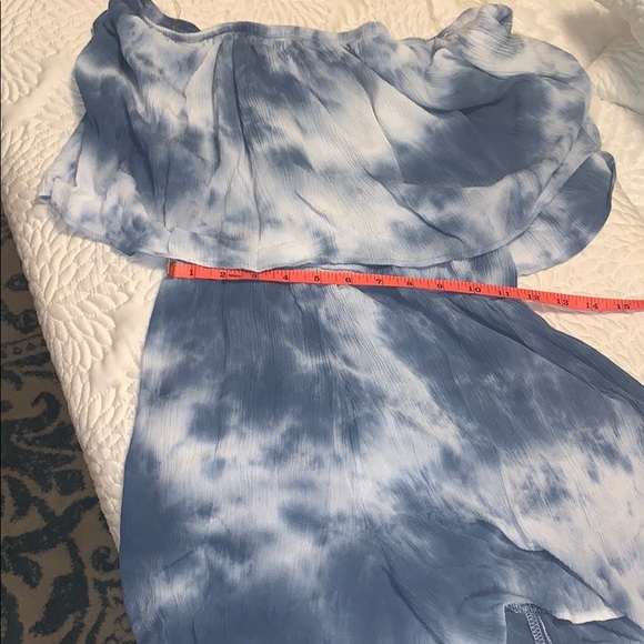 SALE tie dye off the shoulder romper - Picture 8 of 11